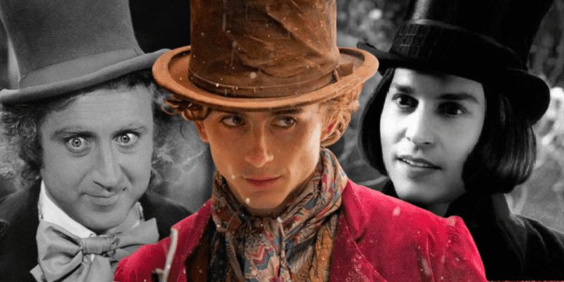 A photo of all the Willy Wonka's